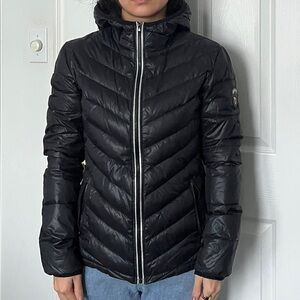Women's Black Quilted Jacket